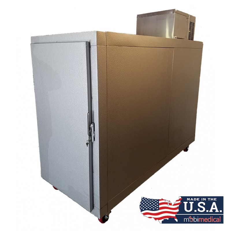 3 Body Upright Mortuary Cooler Extra Wide