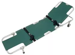 JUNKIN JSA-604 EASY FOLD Wheeled Stretcher with Adjustable Back Rest