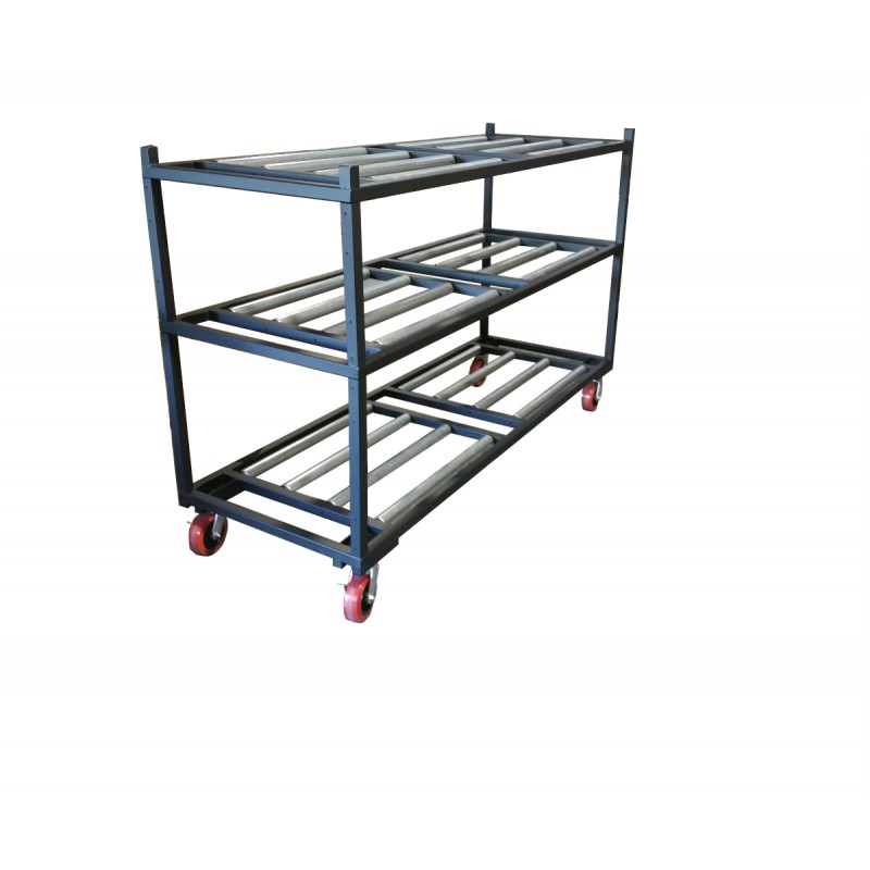 MOBI Side-Loading Mortuary Roller Rack Steel