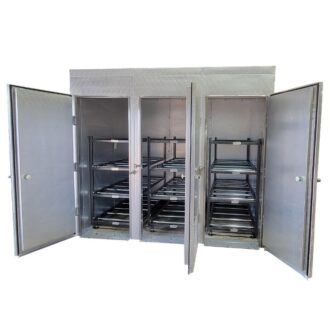 12-Body Cooler, 3 Doors, 3 4-tier Racks