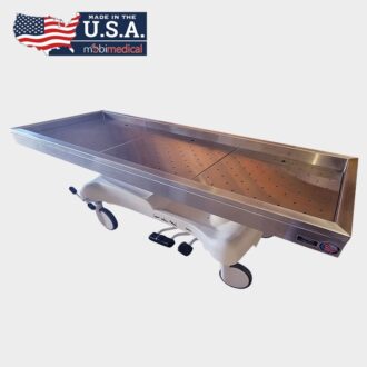 MOBI Hydraulic Emb Table w/ perforated Washing Surface 3 SS Plates