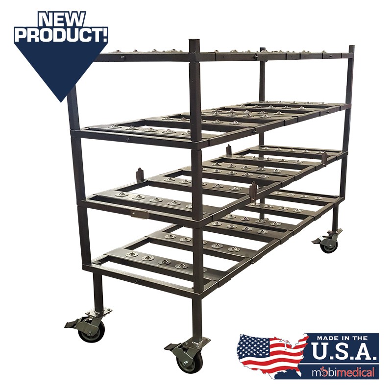 MOBI Multi-directional Loading Mortuary Roller Rack | 2, 3, 4 & 5 Tiers